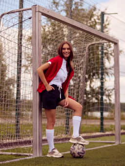 Футболка поло женская MINAKU: Basic line, белая, размер 52