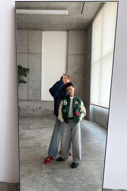 VARSITY PATCH BOMBER JACKET - Zara фото 6