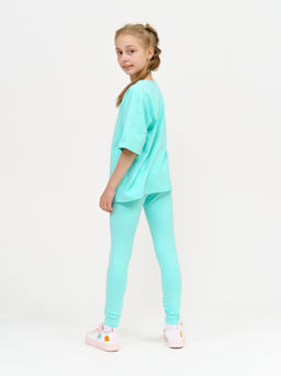 949Д Костюм с леггинсами "Бирюза"