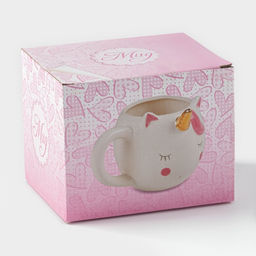 Кружка Единорог, 550 мл, доломит, белая