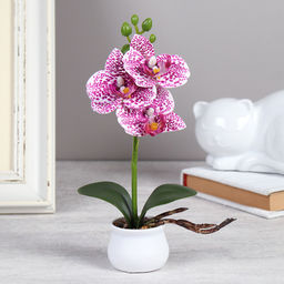 Цветочная композиция Орхидея 22 см / LM-796 /уп 12/144/ - ГалеонТрейд фото 4