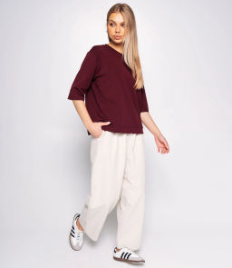 Футболка #КТ0467-51, бордовый