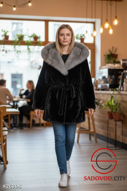 Шуба женская из искусственного меха