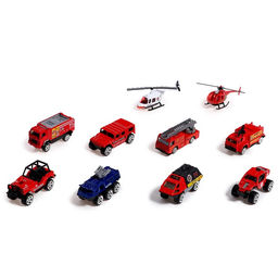 Набор металлических машинок Пожарные, 10 шт. - Автоград фото 3