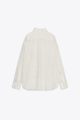 ZW COLLECTION STRIPED SHIRT - Zara фото 8