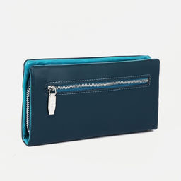 Кошелёк на молнии, цвет синий - Simaland фото 2