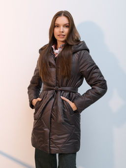 Полупальто демисезонное "2026" кофе