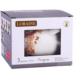 30778 Сахарница с крышкой 375мл с ложкой 3пр Романтика доломит LR (х36) - Mayer&boch фото 4