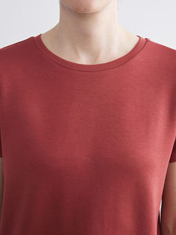 Bisiklet Yaka Kad?n Ti??rt