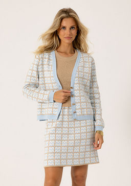 SS-2520 юбка женская голубой - Mozart фото 8