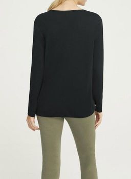 Блузка, черная - Linea tesini фото 4