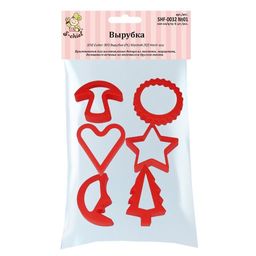 S-CHIEF SHF-0032 Вырубка 6 шт №01 ассорти