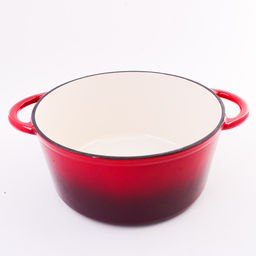 40622 Кастрюля чугун 4,7 л эмаль/покрытие красная MB (х2) - Mayer&boch фото 3