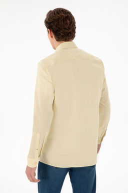 Erkek A__k Haki Uzun Kollu Basic G_mlek Sepette S_rpriz _ndirim - U.s. polo assn фото 5