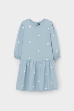 Crockid _ КР 5931-1/пыльно-синий,сердечки к557 платье для дев
