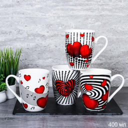 Кружка 400 мл Любовь / K5174 /уп 72/