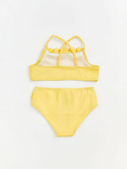 ?i?ek Detayl? K?z ?ocuk Bikini