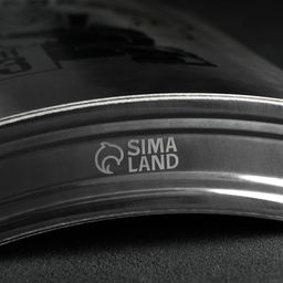 Фляжка ГИГАНТ «Хватит надолго», 1920 мл, серебристая