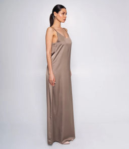 Платье #ОКТ015001, тёмно-бежевый