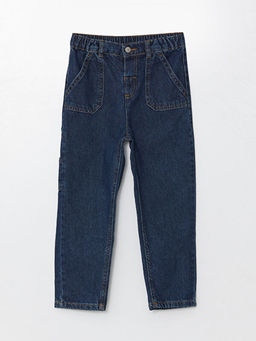 Beli Lastikli Erkek ?ocuk Jean Pantolon