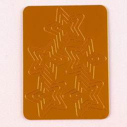 Украшение для торта Звёзды закругленные, цвет золото