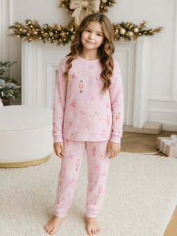 Комплект для девочек розовый