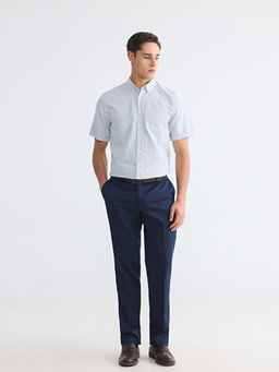 Regular Fit Ekose Poplin Erkek G?mlek