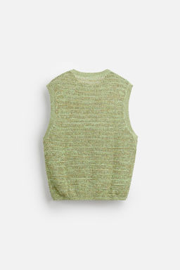 TEXTURED KNIT VEST - Zara фото 3