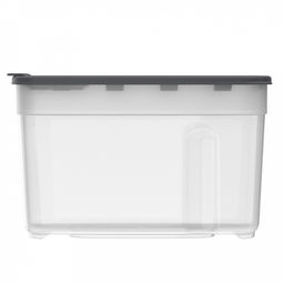 Контейнер для сыпучих продуктов 1л, 17х8,5х10,5см, полипропилен, графит (Россия) - Домашняя мода фото 2