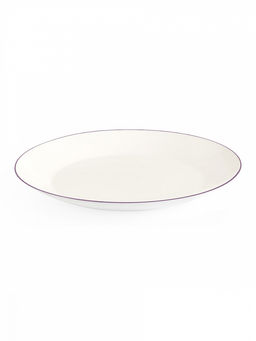 Тарелка сервировочная D26,5 белый cтеклокерамика - Lucky фото 2