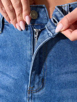 Джинсы багги мом