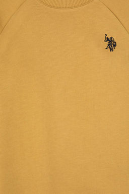 Erkek _ocuk Hardal Basic Sweatshirt Sepette S_rpriz _ndirim - U.s. polo assn фото 4