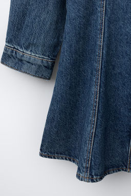 CUT-OUT DENIM DRESS - Zara фото 4