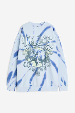 Sudadera oversize estampada