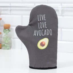 Варежка-прихватка Avocado 20х28см,саржа, 100% х/л, ватин 250г/м2