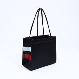 Сумка женская, тоут на молнии, цвет чёрный - Simaland фото 2