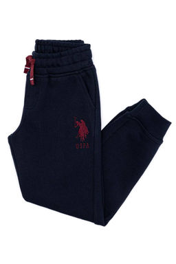 Детские темно-синие спортивные штаны