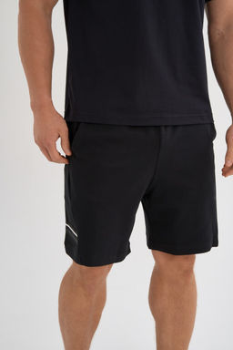 Шорты трикотажные Черный ANTA ICONIC Knit Half Pants  фото 2