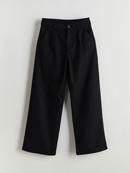 Wideleg Pileli K?z ?ocuk Pantolon