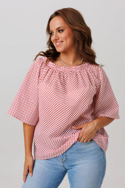 Блуза Anastasia 1252 красный фото 4