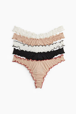Pack de 5 bragas Thong