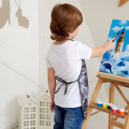 Фартук детский Этель Серый милитари, 49 х 39 см  фото 3