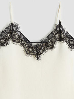 V Yaka ?p Ask?l? Dantelli Kad?n Atlet