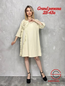 Женское платье-туника свободное