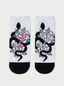 Цена за 2 пары. Носки Классические CONTE Носки женские HAPPY белый - Conte elegant фото 4