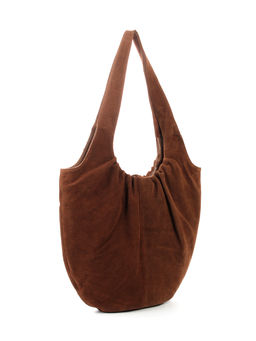 LACCOMA сумка M1018F-1-рыжий натуральная замша полиэстер  фото 3