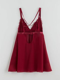 Balensiz Dolgusuz Dantelli Babydoll