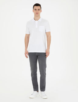 Beyaz Regular Fit Basic Ti__rt