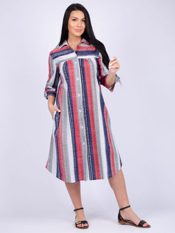 Платье "Анита" красное, трикотаж