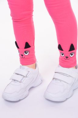 Лосины из футера двухнитки с начесом для девочки Bonito  фото 25